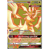 Ultra Necrozma GX 127/131 SM Forbidden Light Holo Full Art Ultra Rare Pokemon Card NEAR MINT TCG