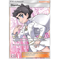 Diantha 130/131 SM Forbidden Light Holo Full Art Ultra Rare Pokemon Card NEAR MINT TCG