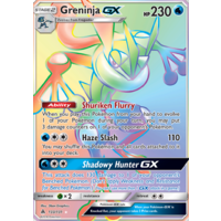 Greninja GX 133/131 SM Forbidden Light Holo Full Art Hyper Rare Pokemon Card NEAR MINT TCG