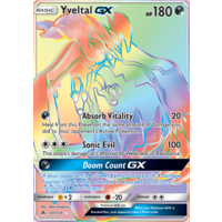 Yveltal GX 137/131 SM Forbidden Light Holo Full Art Hyper Rare Pokemon Card NEAR MINT TCG