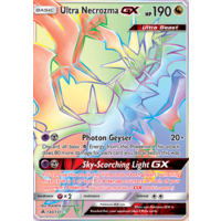 Ultra Necrozma GX 140/131 SM Forbidden Light Holo Full Art Hyper Rare Pokemon Card NEAR MINT TCG