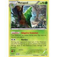 Metapod 2/106 XY Flashfire Uncommon Pokemon Card NEAR MINT TCG