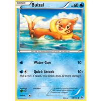 Buizel 28/106 XY Flashfire Common Pokemon Card NEAR MINT TCG