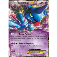 Toxicroak EX 41/106 XY Flashfire Holo Ultra Rare Pokemon Card NEAR MINT TCG