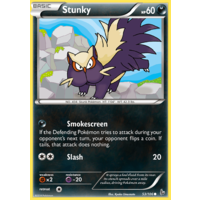 Stunky 53/106 XY Flashfire Common Pokemon Card NEAR MINT TCG