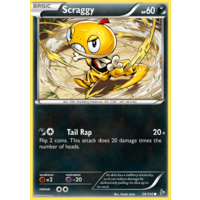 Scraggy 58/106 XY Flashfire Common Pokemon Card NEAR MINT TCG