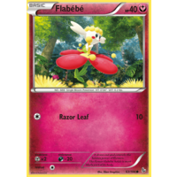 Flabebe 63/106 XY Flashfire Common Pokemon Card NEAR MINT TCG