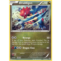 Druddigon 70/106 XY Flashfire Holo Rare Pokemon Card NEAR MINT TCG