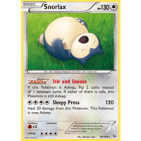 Snorlax 80/106 XY Flashfire Rare Pokemon Card NEAR MINT TCG