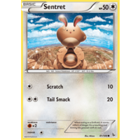 Sentret 81/106 XY Flashfire Common Pokemon Card NEAR MINT TCG