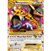 Mega Kangaskhan EX 109/106 XY Flashfire Holo Secret Rare Full Art Pokemon Card NEAR MINT TCG