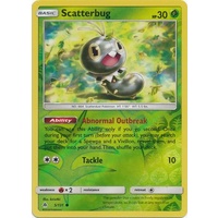 Scatterbug 5/131 SM Forbidden Light Reverse Holo Common Pokemon Card NEAR MINT TCG