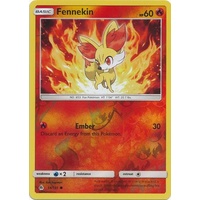 Fennekin 14/131 SM Forbidden Light Reverse Holo Common Pokemon Card NEAR MINT TCG