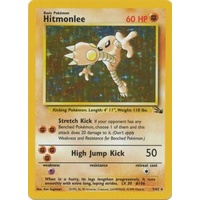 Hitmonlee 7/62 Fossil Set Unlimited Holo Rare Pokemon Card NEAR MINT TCG