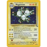 Magneton 11/62 Fossil Set Unlimited Holo Rare Pokemon Card NEAR MINT TCG