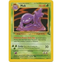 Muk 28/62 Fossil Set Unlimited Rare Pokemon Card NEAR MINT TCG