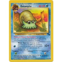 Omanyte 52/62 Fossil Set Unlimited Common Pokemon Card NEAR MINT TCG