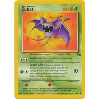 Zubat 57/62 Fossil Set Unlimited Common Pokemon Card NEAR MINT TCG