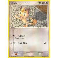 Meowth 69/112 EX Fire Red & Leaf Green Common Pokemon Card NEAR MINT TCG
