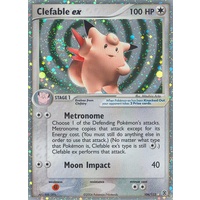 Clefable EX 106/112 EX Fire Red & Leaf Green Holo Ultra Rare Pokemon Card NEAR MINT TCG