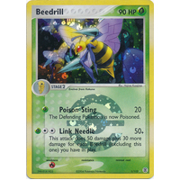 Beedrill 1/112 EX Fire Red & Leaf Green Reverse Holo Rare Pokemon Card NEAR MINT TCG