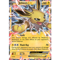 Jolteon EX 28/83 XY Generations Holo Ultra Rare Pokemon Card NEAR MINT TCG