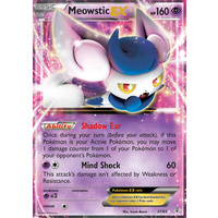 Meowstic EX 37/83 XY Generations Holo Ultra Rare Pokemon Card NEAR MINT TCG