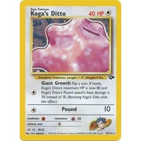 Koga's Ditto 10/132 Gym Challenge Unlimited Holo Rare Pokemon Card NEAR MINT TCG