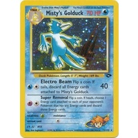 Misty's Golduck 12/132 Gym Challenge Unlimited Holo Rare Pokemon Card NEAR MINT TCG