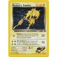 Rocket's Zapdos 15/132 Gym Challenge Unlimited Holo Rare Pokemon Card NEAR MINT TCG