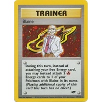 Blaine 17/132 Gym Challenge Unlimited Holo Rare Trainer Pokemon Card NEAR MINT TCG