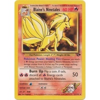 Blaine's Ninetales 21/132 Gym Challenge Unlimited Rare Pokemon Card NEAR MINT TCG
