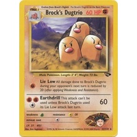 Brock's Dugtrio 22/132 Gym Challenge Unlimited Rare Pokemon Card NEAR MINT TCG