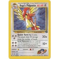 Koga's Pidgeotto 27/132 Gym Challenge Unlimited Rare Pokemon Card NEAR MINT TCG