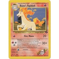 Blaine's Rapidash 33/132 Gym Challenge Unlimited Uncommon Pokemon Card NEAR MINT TCG