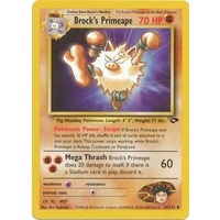 Brock's Primeape 35/132 Gym Challenge Unlimited Uncommon Pokemon Card NEAR MINT TCG
