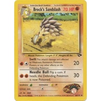 Brock's Sandslash 36/132 Gym Challenge Unlimited Uncommon Pokemon Card NEAR MINT TCG