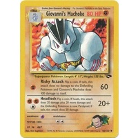 Giovanni's Machoke 42/132 Gym Challenge Unlimited Uncommon Pokemon Card NEAR MINT TCG