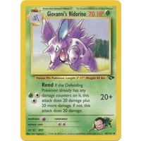 Giovanni's Nidorino 45/132 Gym Challenge Unlimited Uncommon Pokemon Card NEAR MINT TCG