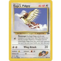 Koga's Pidgey 49/132 Gym Challenge Unlimited Uncommon Pokemon Card NEAR MINT TCG