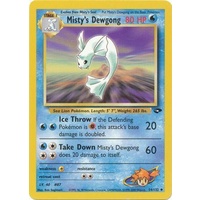 Misty's Dewgong 54/132 Gym Challenge Unlimited Uncommon Pokemon Card NEAR MINT TCG
