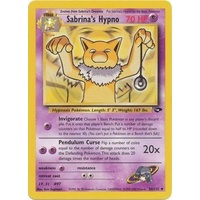 Sabrina's Hypno 56/132 Gym Challenge Unlimited Uncommon Pokemon Card NEAR MINT TCG