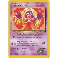 Sabrina's Jynx 57/132 Gym Challenge Unlimited Uncommon Pokemon Card NEAR MINT TCG