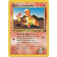 Blaine's Charmander 60/132 Gym Challenge Unlimited Common Pokemon Card NEAR MINT TCG