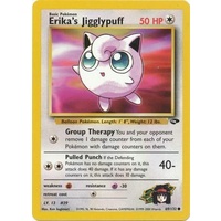 Erika's Jigglypuf 69/132 Gym Challenge Unlimited Common Pokemon Card NEAR MINT TCG