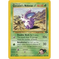 Giovanni's Nidoran 76/132 Gym Challenge Unlimited Common Pokemon Card NEAR MINT TCG