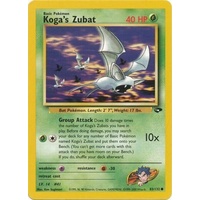 Koga's Zubat 83/132 Gym Challenge Unlimited Common Pokemon Card NEAR MINT TCG