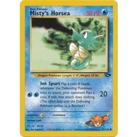 Misty's Horsea 87/132 Gym Challenge Unlimited Common Pokemon Card NEAR MINT TCG