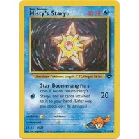 Misty's Staryu 92/132 Gym Challenge Unlimited Common Pokemon Card NEAR MINT TCG