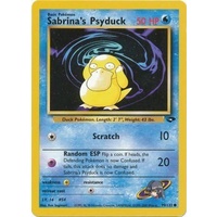 Sabrina's Psyduck 99/132 Gym Challenge Unlimited Common Pokemon Card NEAR MINT TCG